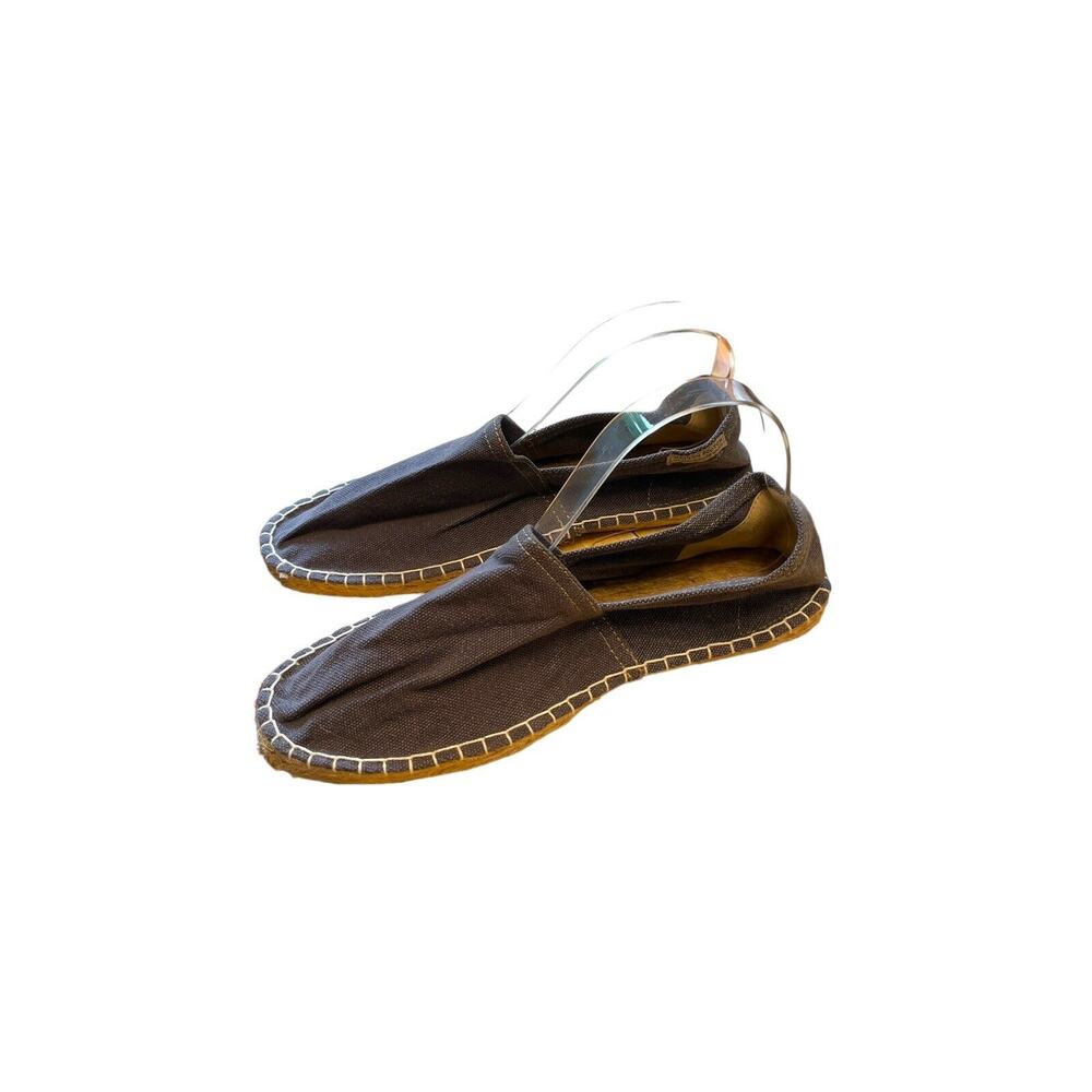 Maison Scotch Slip-on Flat Espadrilles Women Size 9.5 US 40 EU Blue Canvas‎ Rope